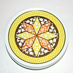 Vintage Texas Ware Melamine Dinner Plates Set of 4